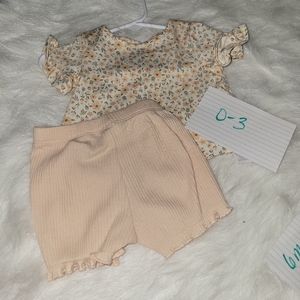 Baby girl matching set